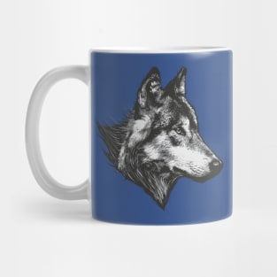 Wolf Wolf Head Beautiful Motif Mug